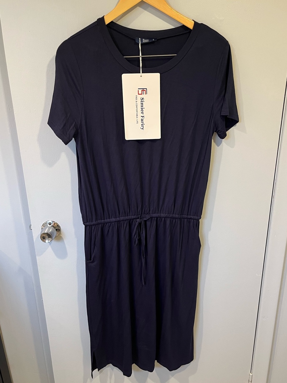 NWT navy T-Shirt Dress